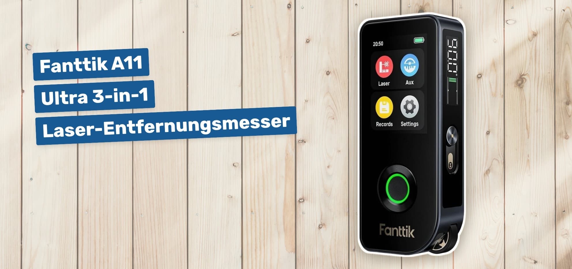 Fanttik A11 Ultra 3-in-1 Laser-Entfernungsmesser