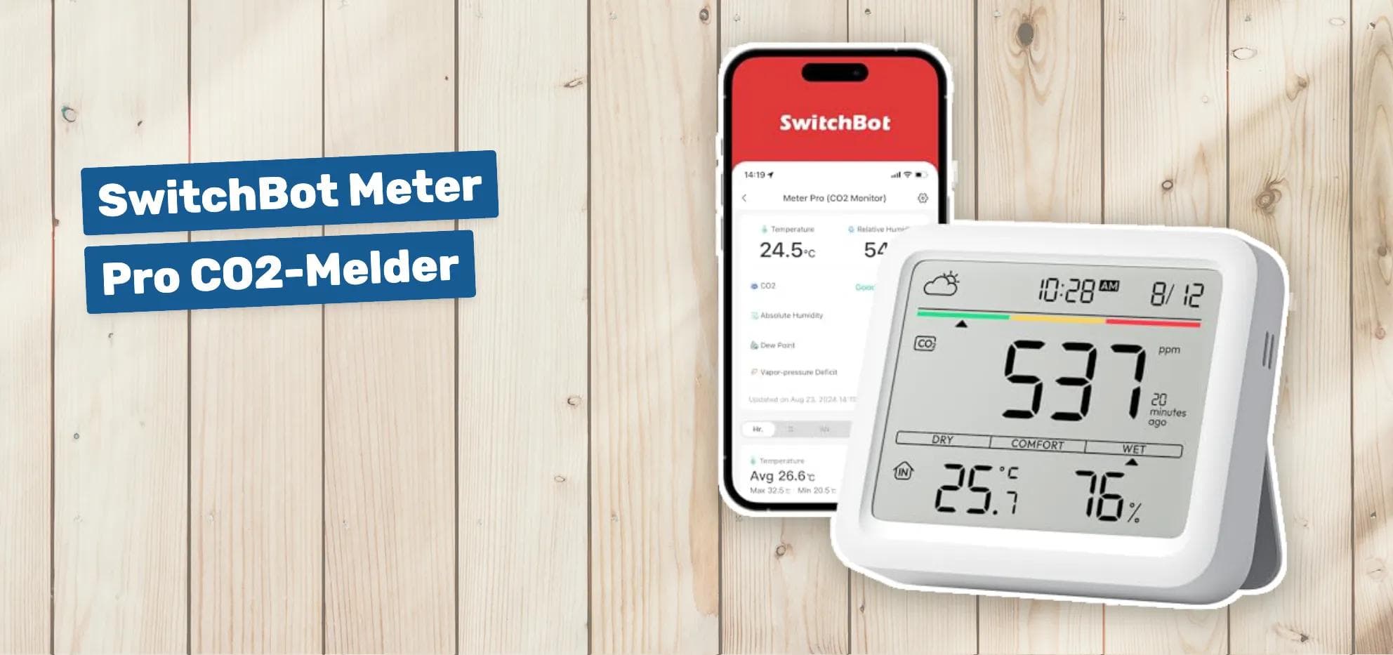 SwitchBot Meter Pro CO2-Melder