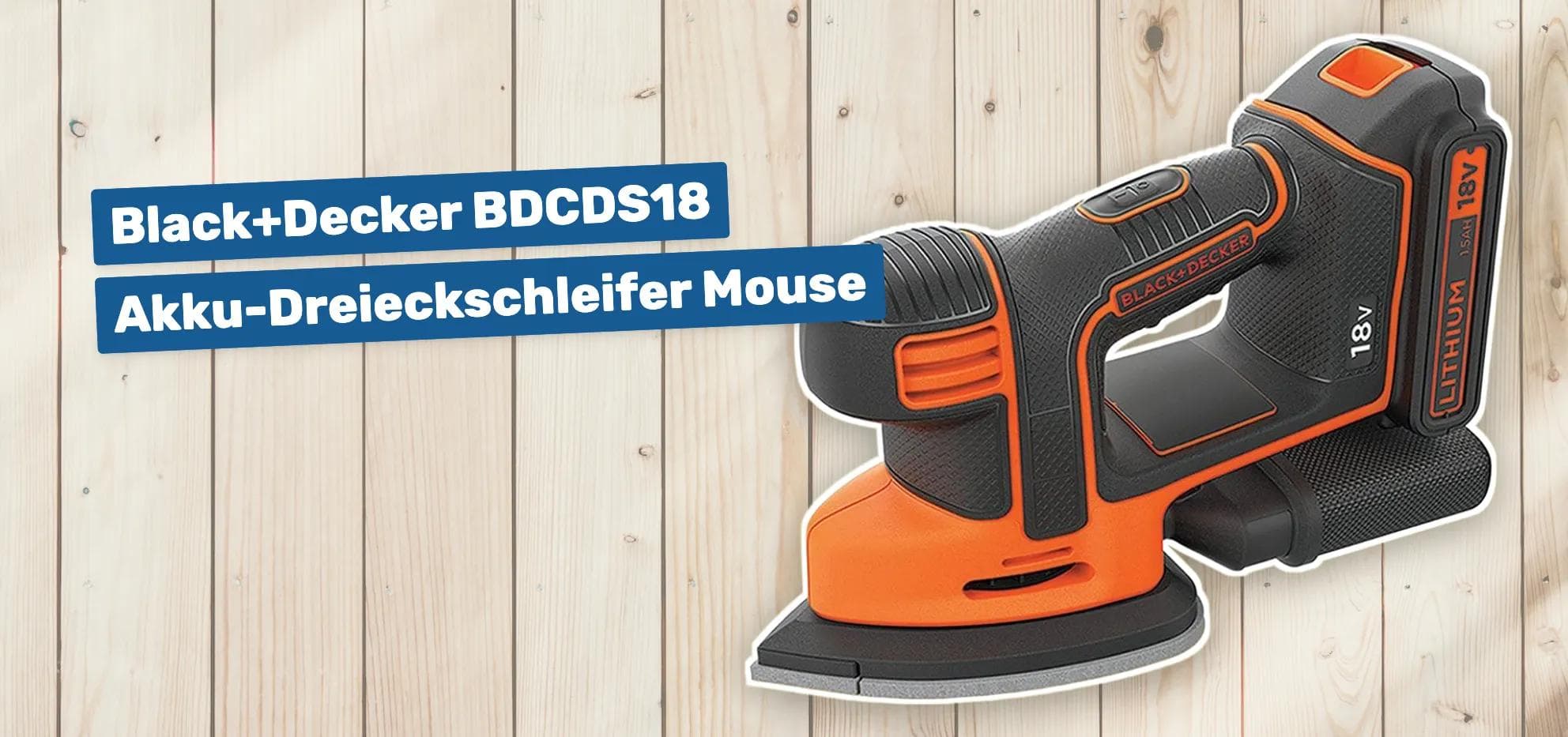 Black+Decker BDCDS18 Akku-Dreieckschleifer Mouse