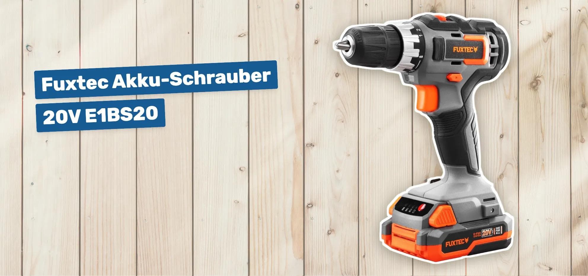 Fuxtec Akku-Schrauber 20V E1BS20