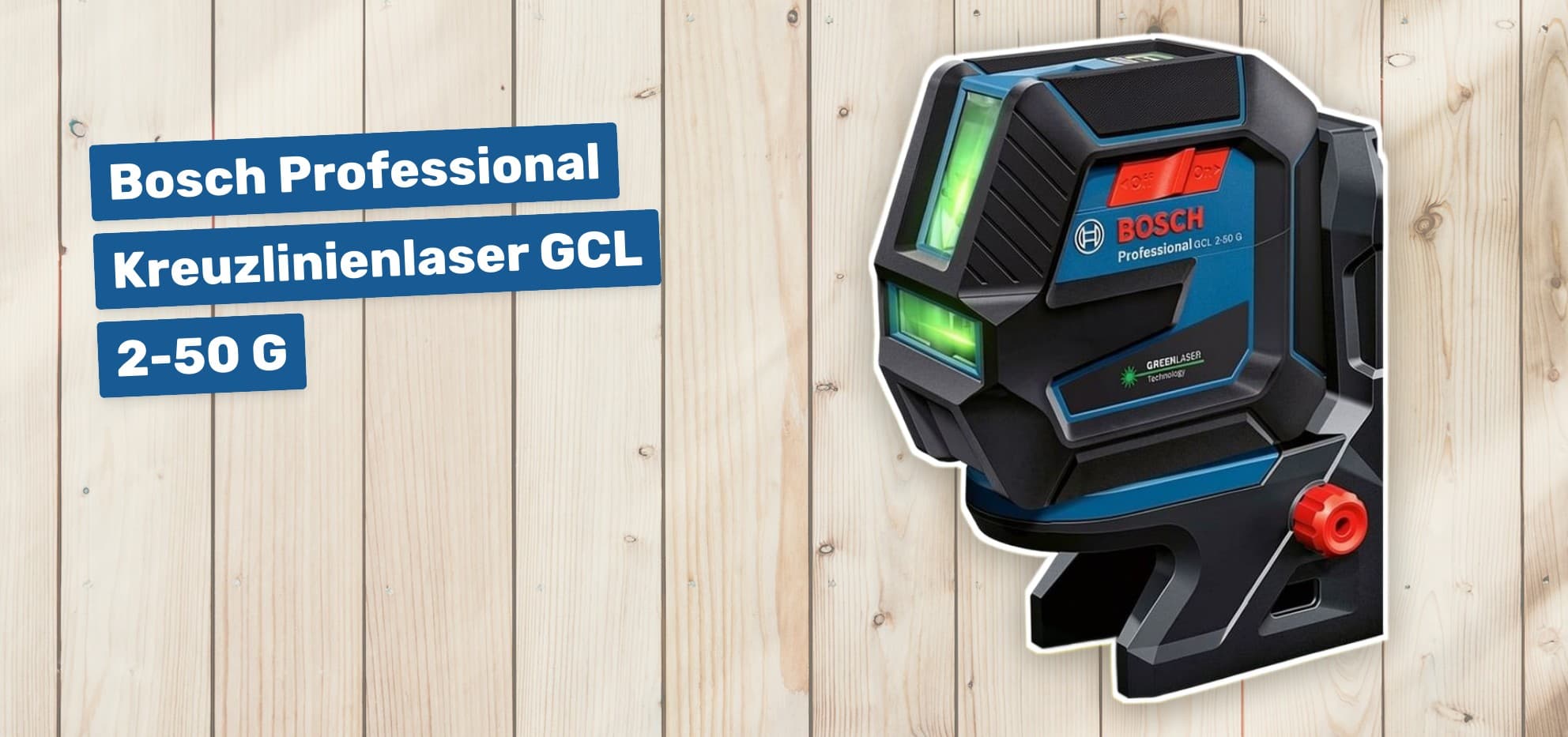 Bosch Professional Kreuzlinienlaser GCL 2-50 G