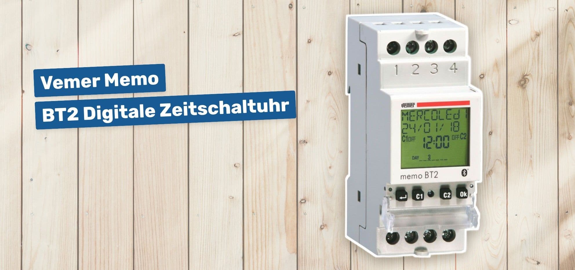 Vemer Memo BT2 Digitale Zeitschaltuhr