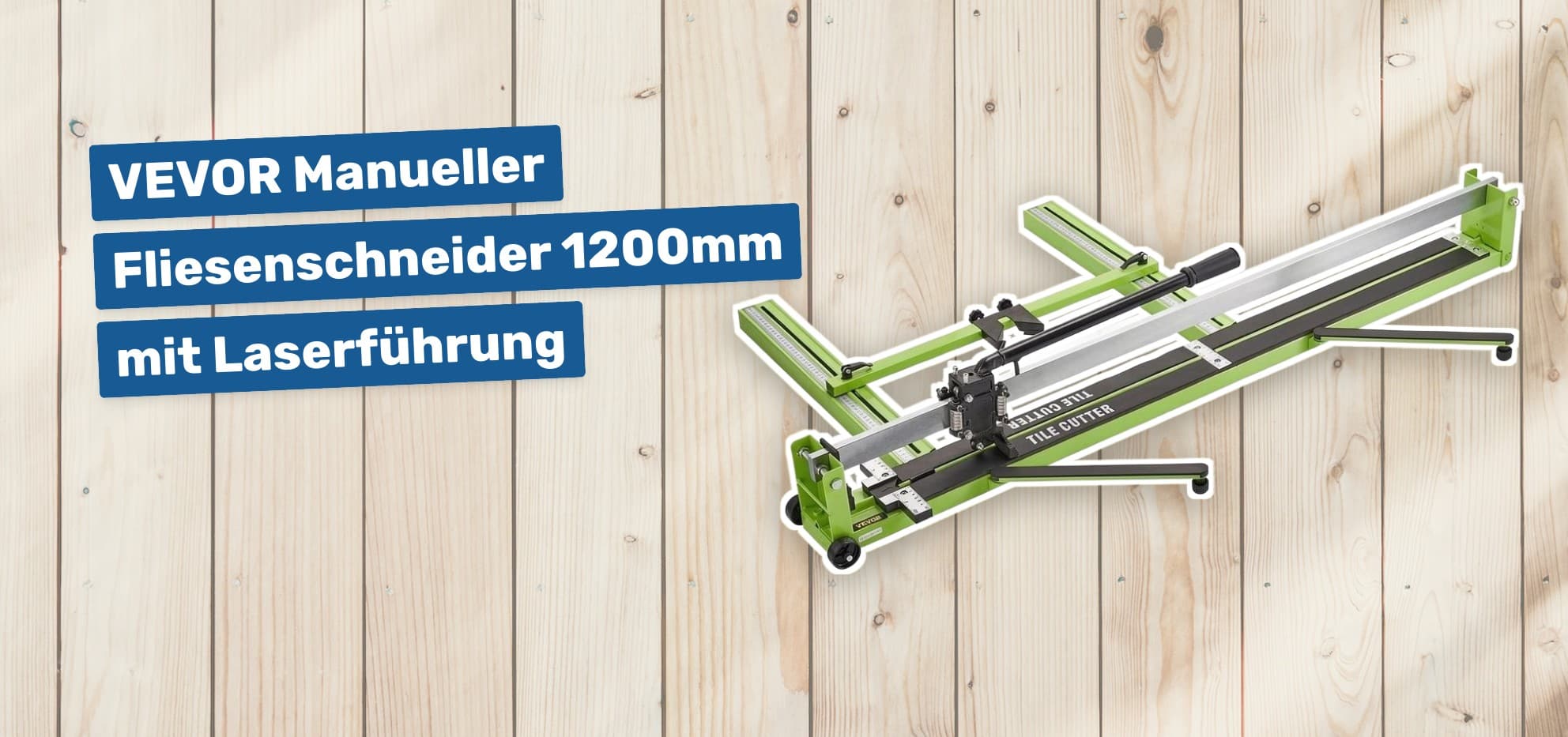 VEVOR Manueller Fliesenschneider 1200mm mit Laserführung