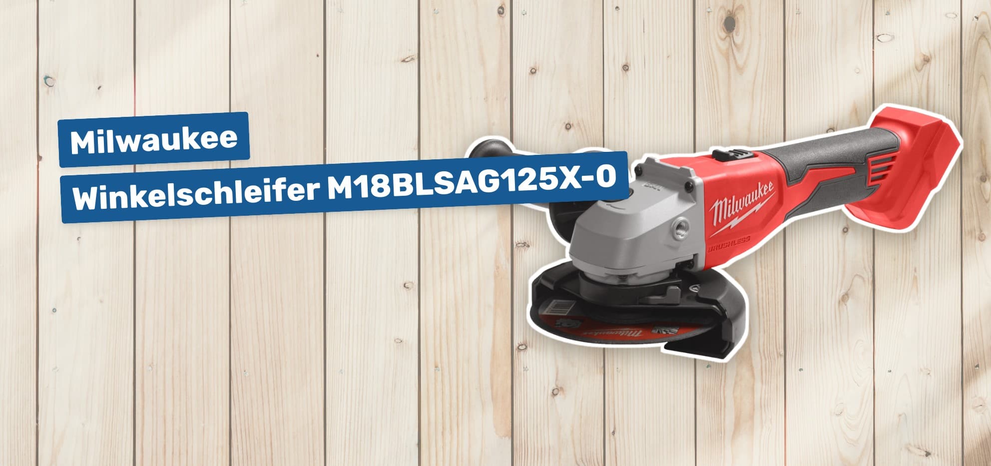 Milwaukee Winkelschleifer M18BLSAG125X-0