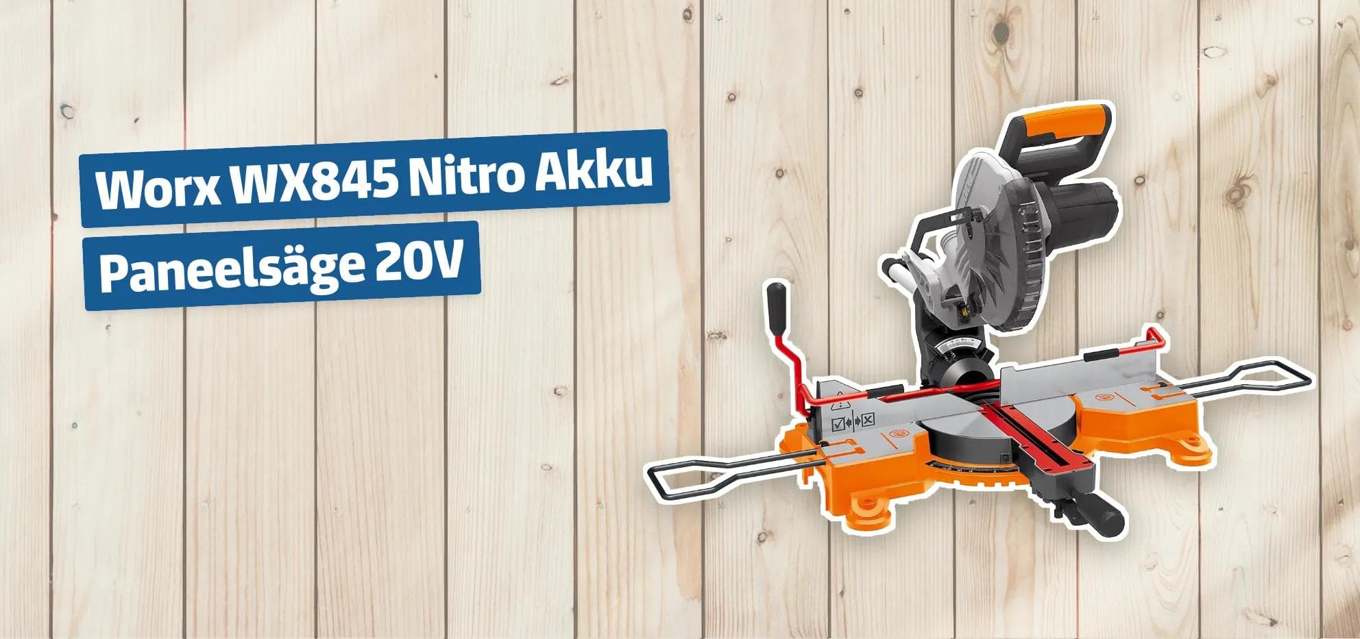 Worx WX845 Nitro Akku Paneelsäge 20V