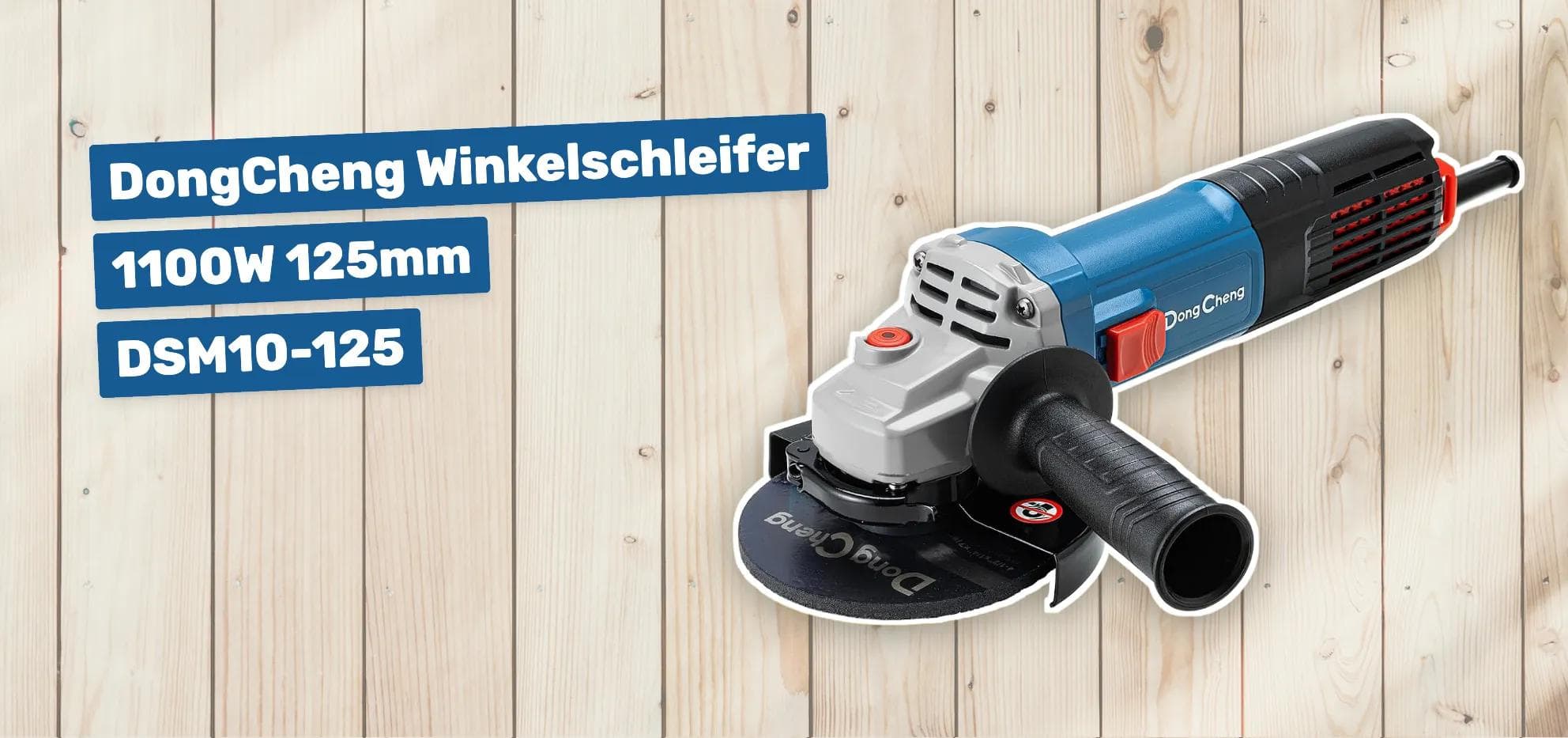 DongCheng Winkelschleifer 1100W 125mm DSM10-125