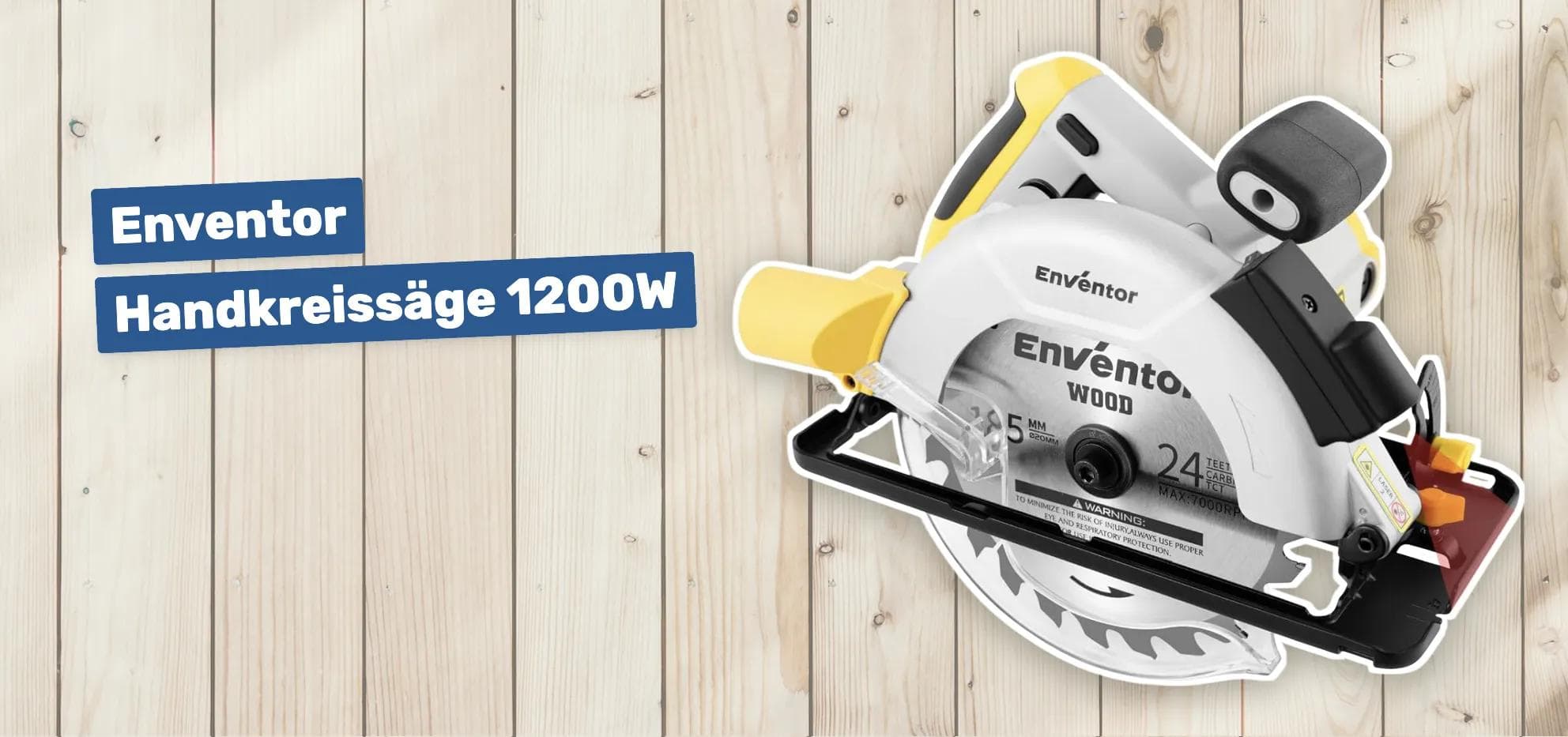 Enventor Handkreissäge 1200W