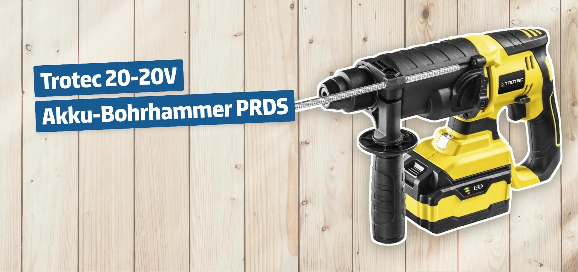 Trotec 20-20V Akku-Bohrhammer PRDS