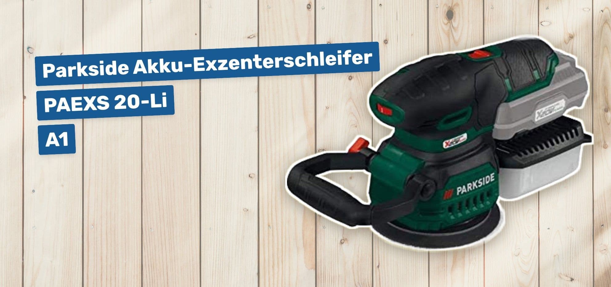 Parkside Akku-Exzenterschleifer PAEXS 20-Li A1