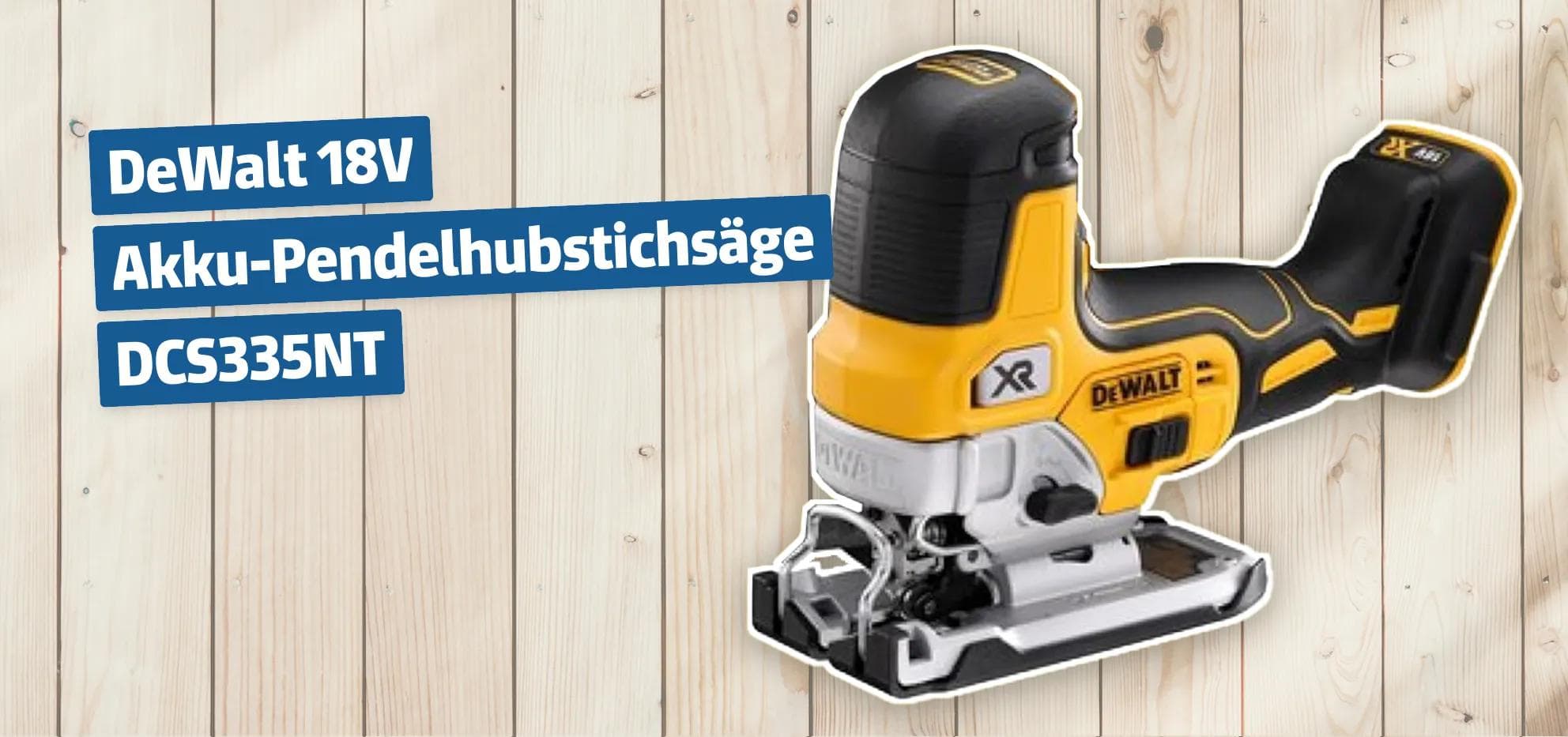 DeWalt 18V Akku-Pendelhubstichsäge DCS335NT