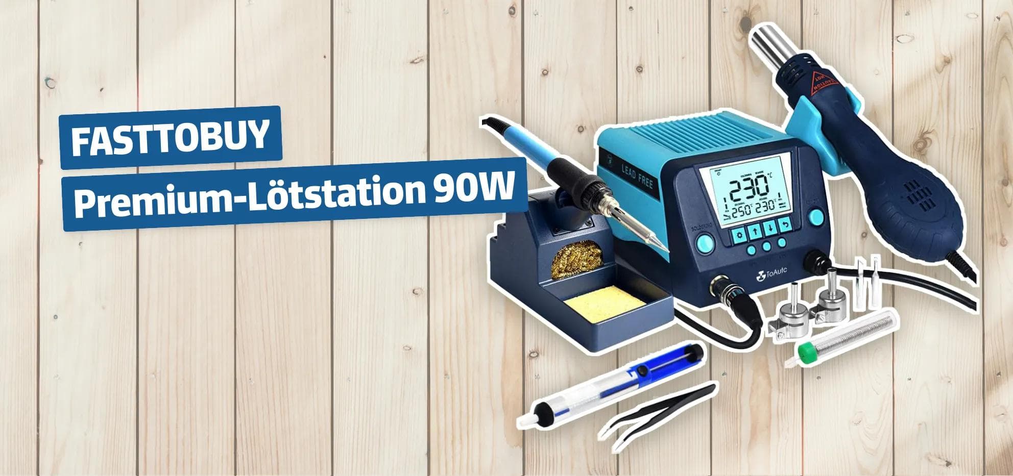 FASTTOBUY Premium-Lötstation 90W