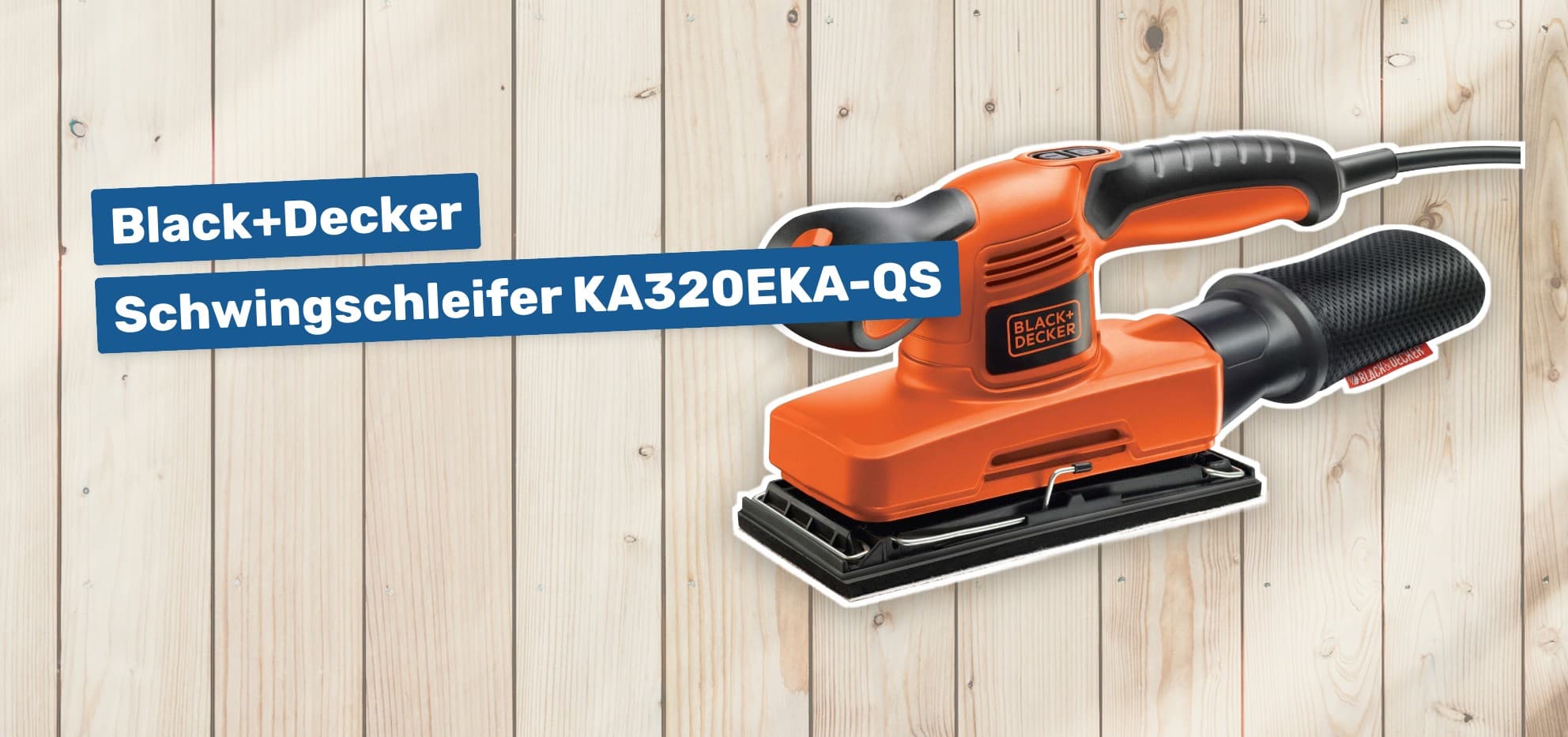 Black+Decker Schwingschleifer KA320EKA-QS