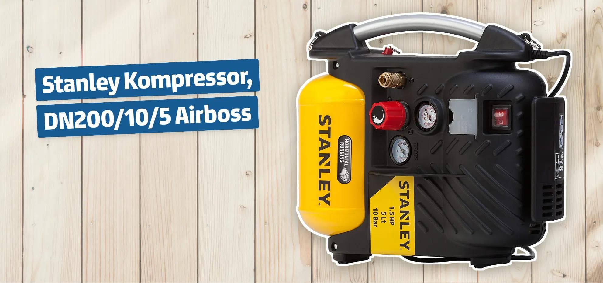 Stanley Kompressor, DN200/10/5 Airboss