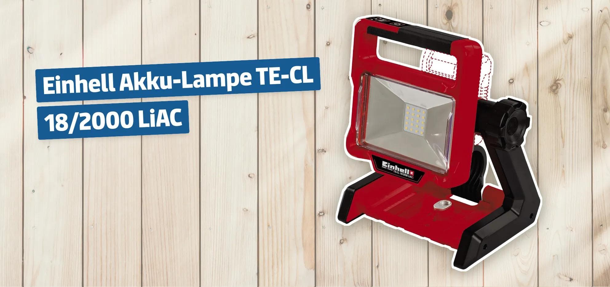 Einhell Akku-Lampe TE-CL 18/2000 LiAC
