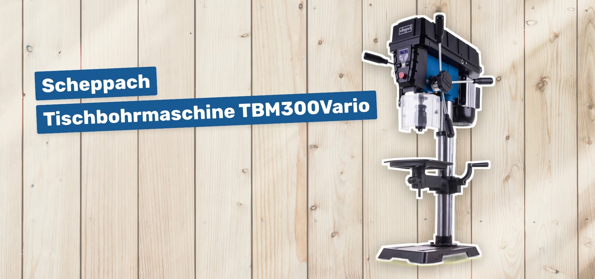 Scheppach Tischbohrmaschine TBM300Vario