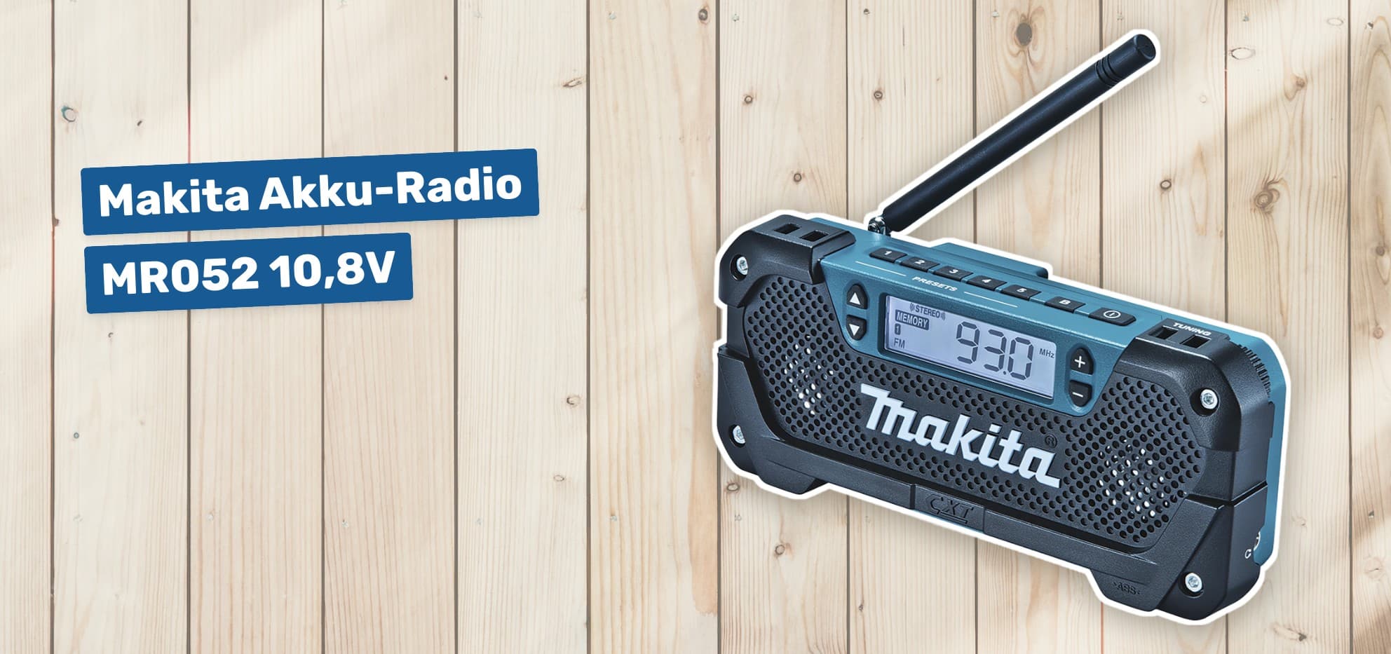 Makita Akku-Radio MR052 10,8V