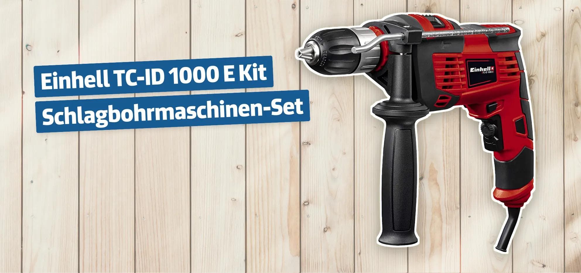Einhell TC-ID 1000 E Kit Schlagbohrmaschinen-Set