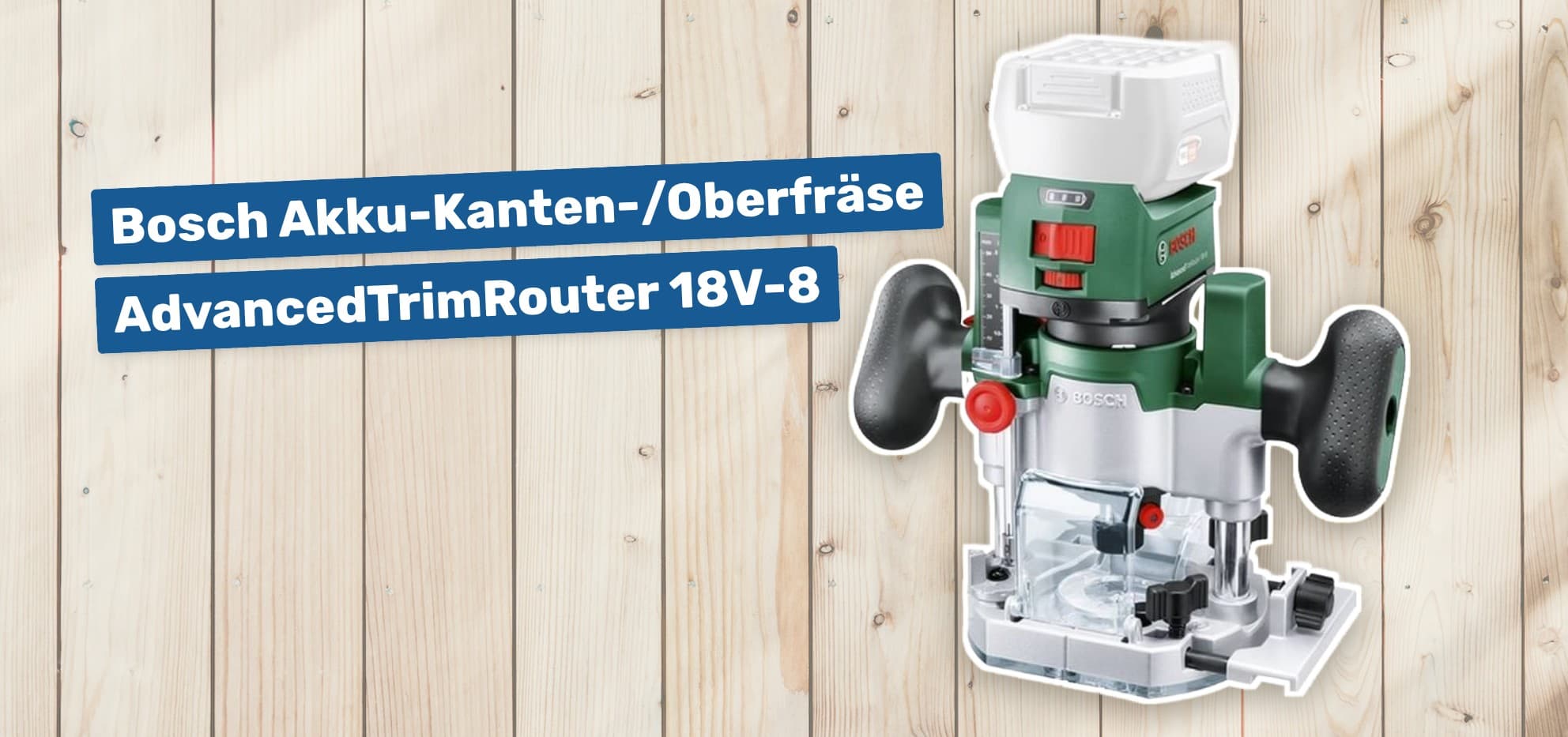 Bosch Akku-Kanten-/Oberfräse AdvancedTrimRouter 18V-8