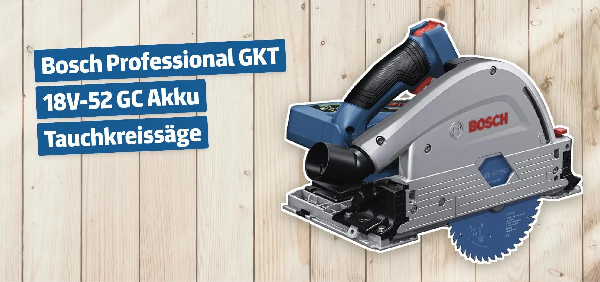 Bosch Professional GKT 18V-52 GC Akku Tauchkreissäge