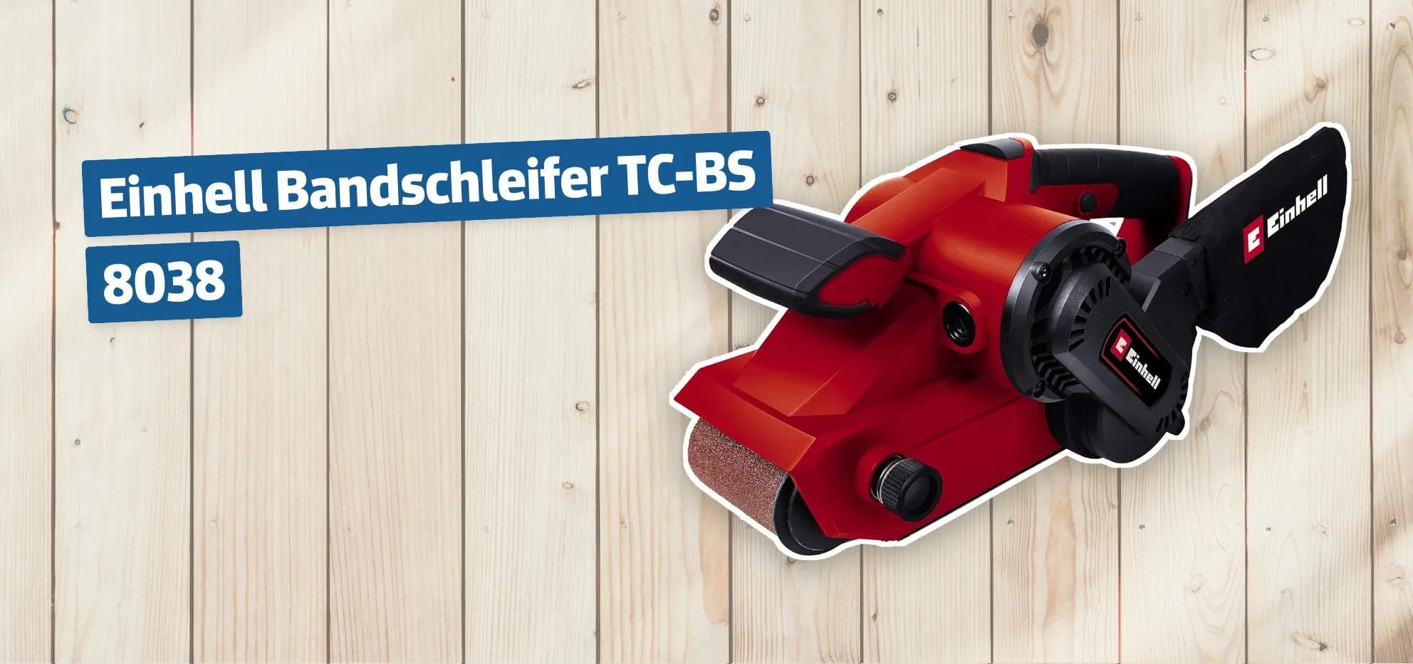 Einhell Bandschleifer TC-BS 8038