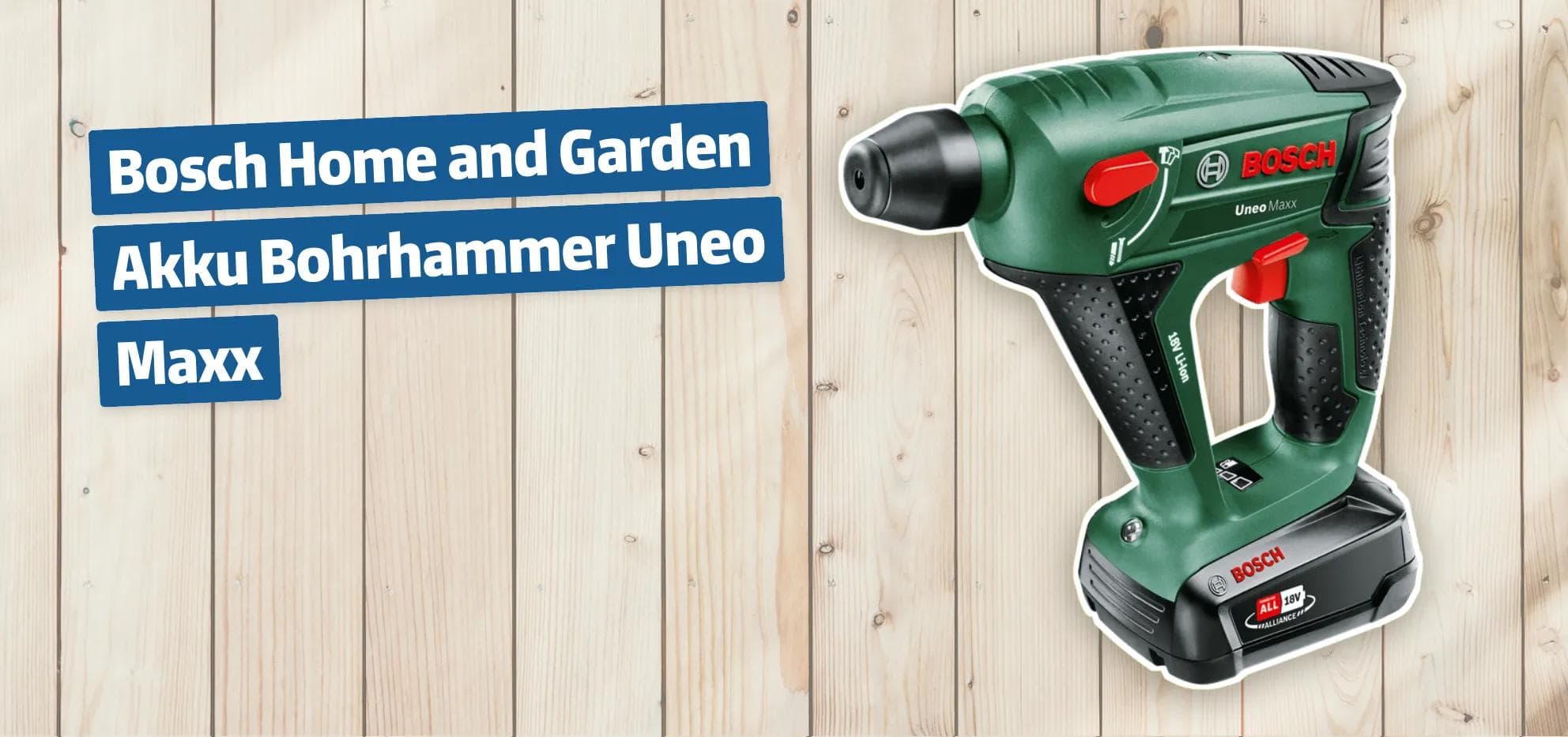Bosch Home and Garden Akku Bohrhammer Uneo Maxx