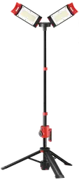 Sylstar LED-Baustrahler mit Stativ AST-100TLC-RD-DE