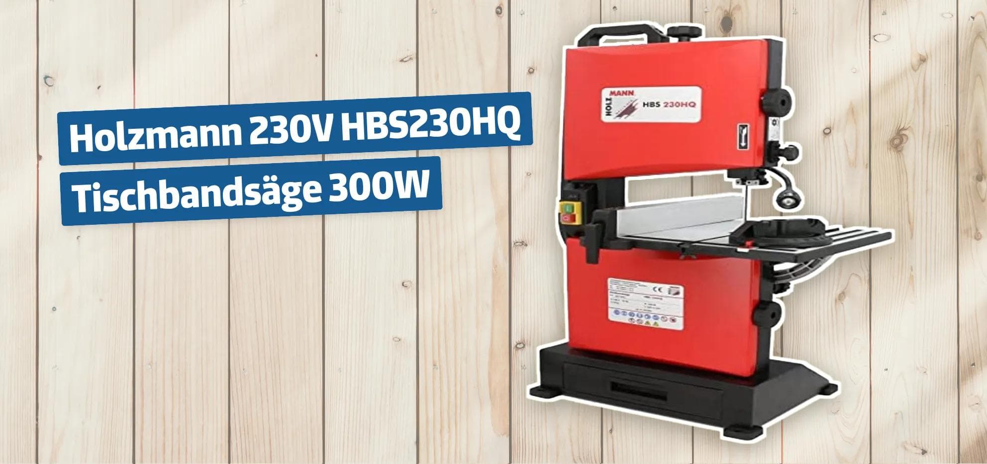 Holzmann 230V HBS230HQ Tischbandsäge 300W