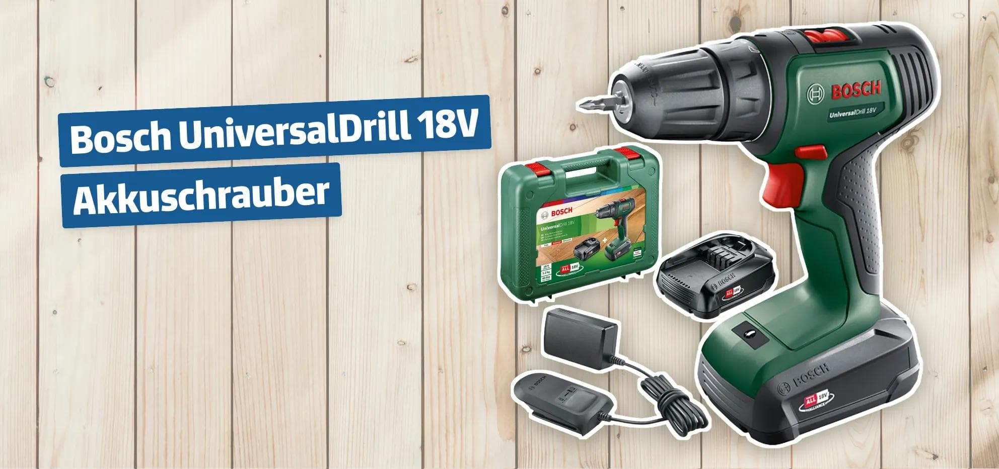 Bosch UniversalDrill 18V Akkuschrauber