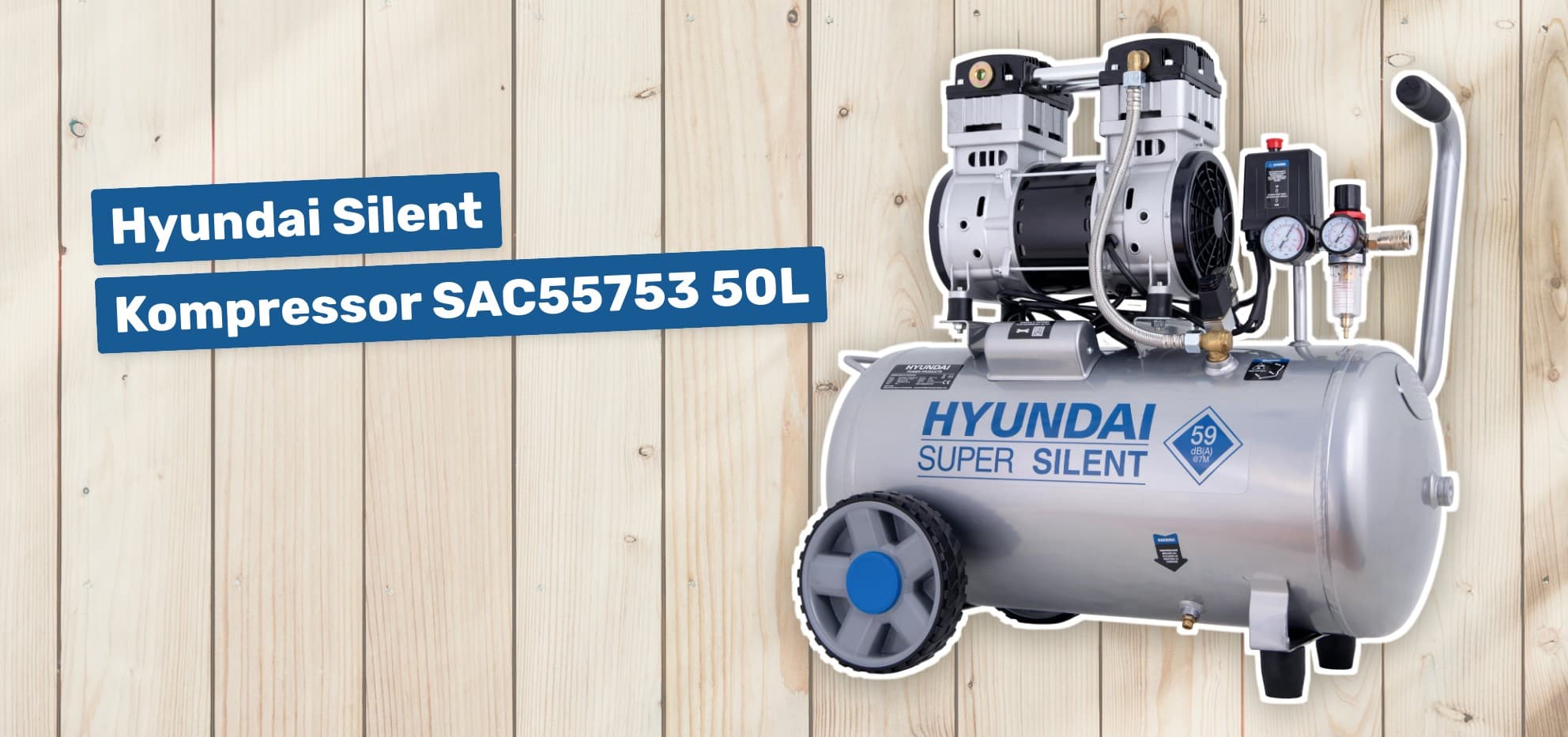 Hyundai Silent Kompressor SAC55753 50L