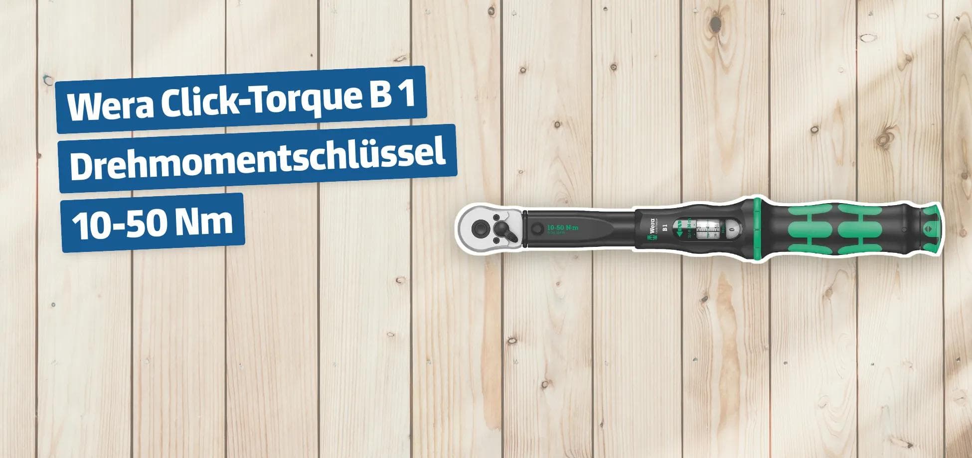 Wera Click-Torque B 1 Drehmomentschlüssel 10-50 Nm