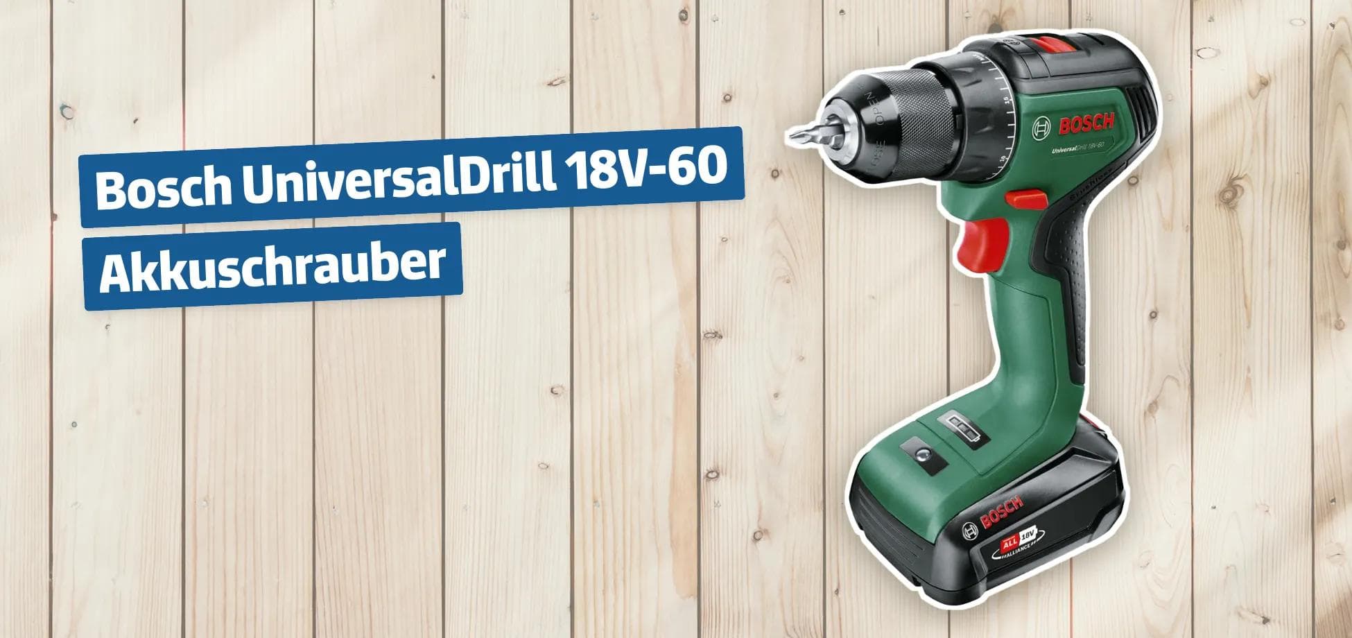 Bosch UniversalDrill 18V-60 Akkuschrauber
