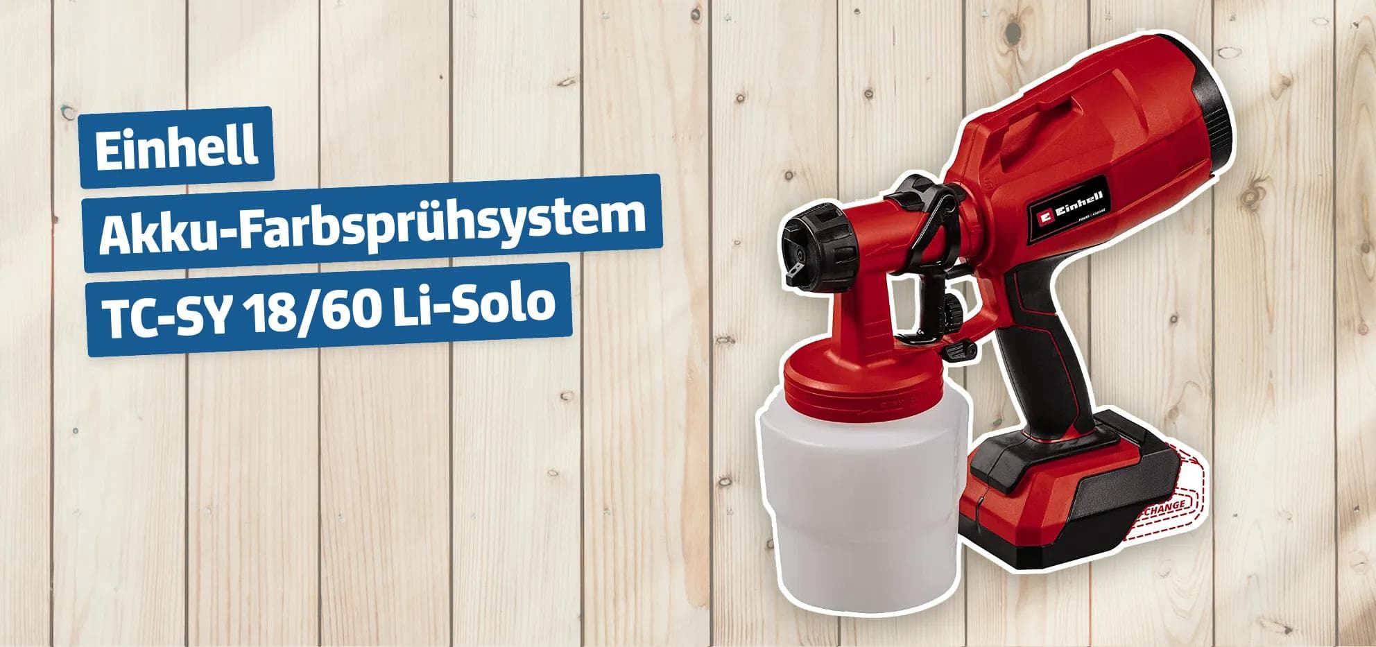 Einhell Akku-Farbsprühsystem TC-SY 18/60 Li-Solo