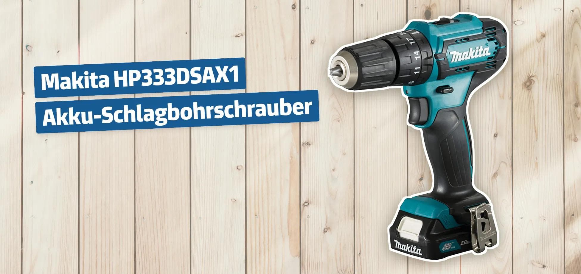 Makita HP333DSAX1 Akku-Schlagbohrschrauber