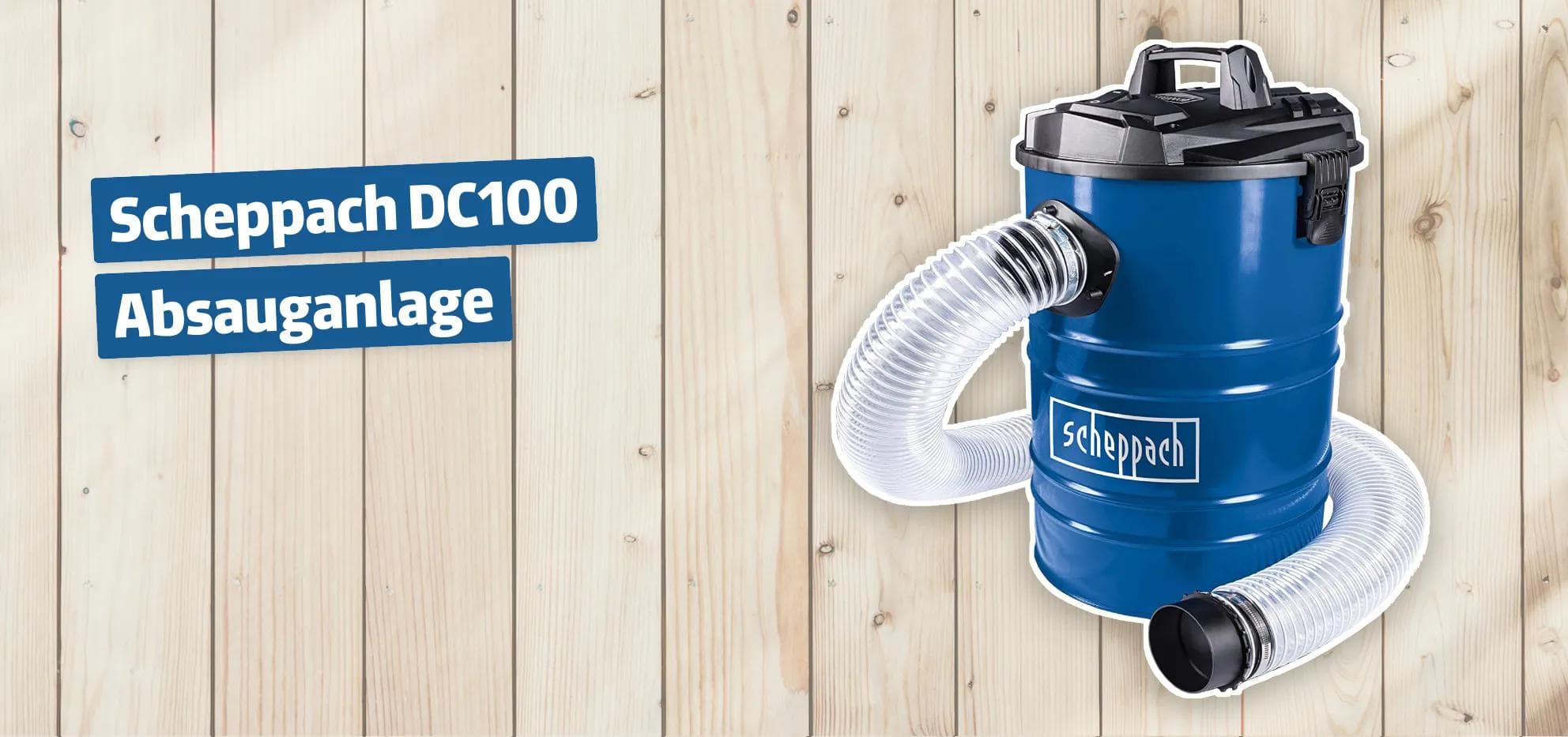 Scheppach DC100 Absauganlage