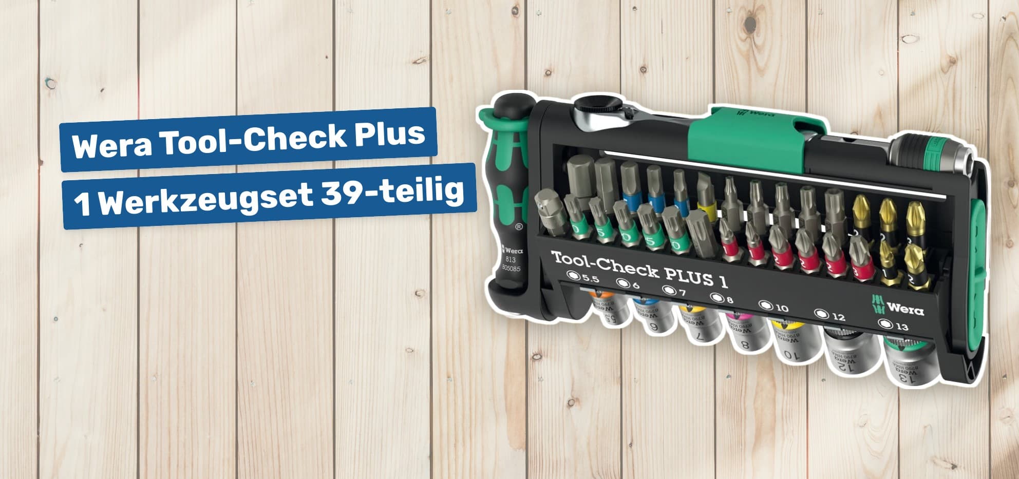Wera Tool-Check Plus 1 Werkzeugset 39-teilig