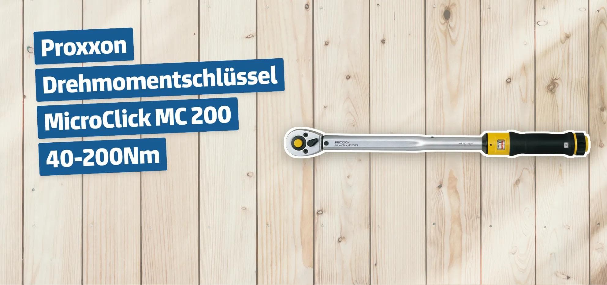 Proxxon Drehmomentschlüssel MicroClick MC 200 40-200Nm
