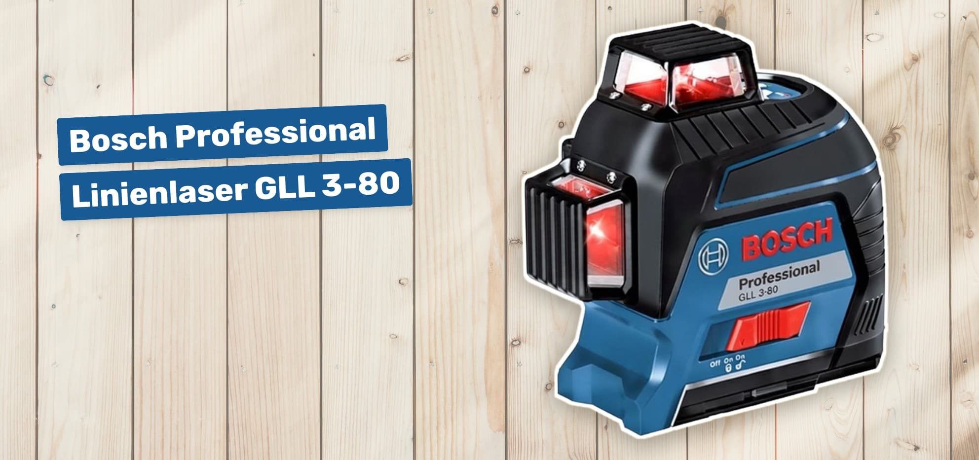Bosch Professional Linienlaser GLL 3-80
