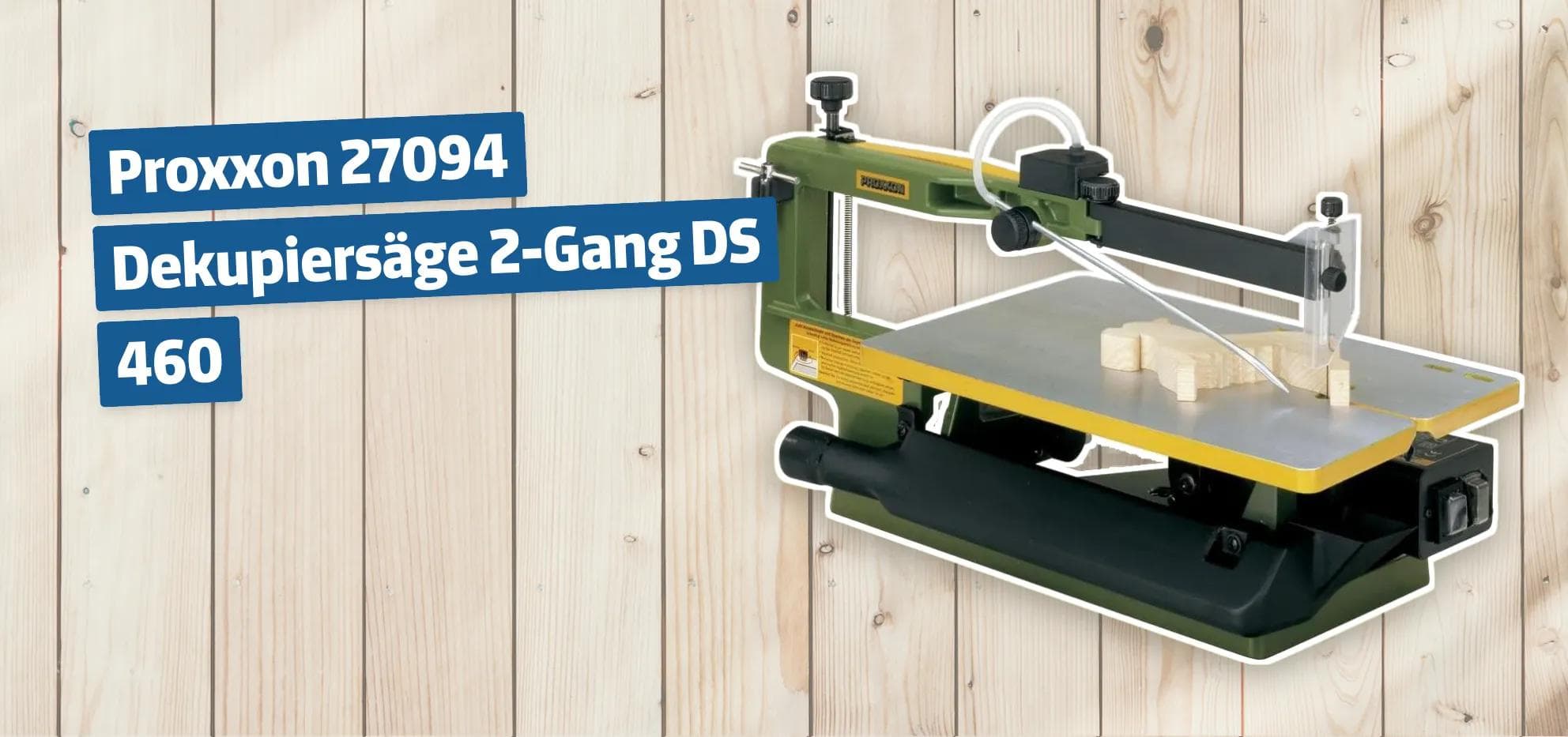 Proxxon 27094 Dekupiersäge 2-Gang DS 460