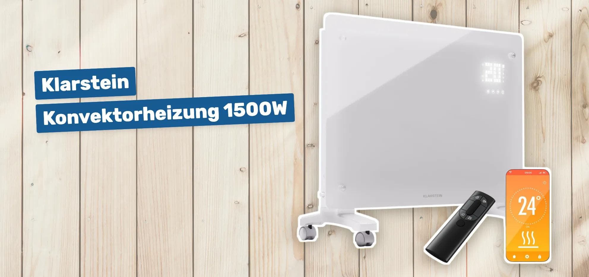Klarstein Konvektorheizung 1500W