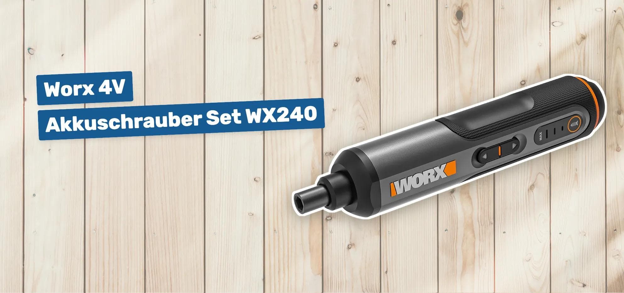 Worx 4V Akkuschrauber Set WX240