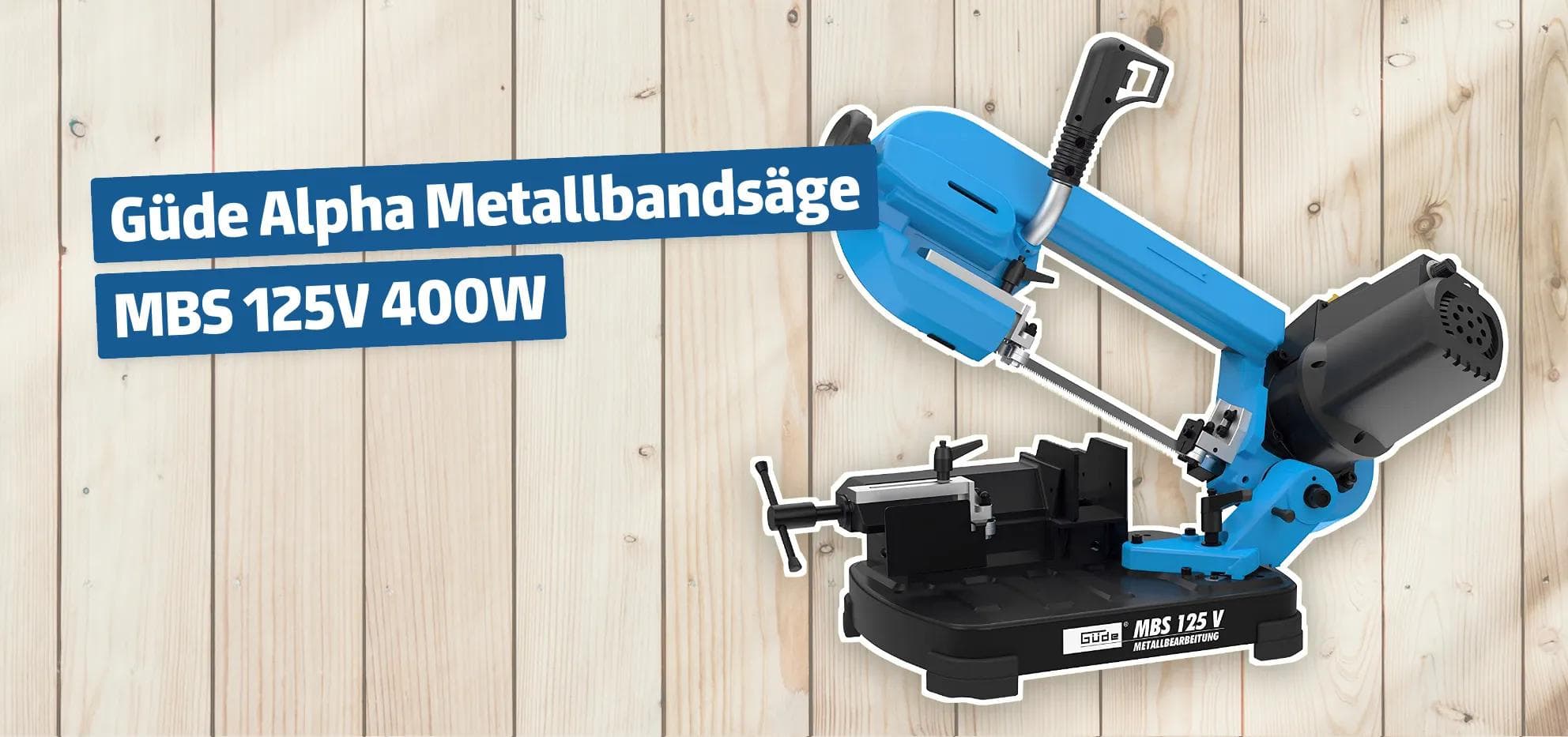 Güde Alpha Metallbandsäge MBS 125V 400W