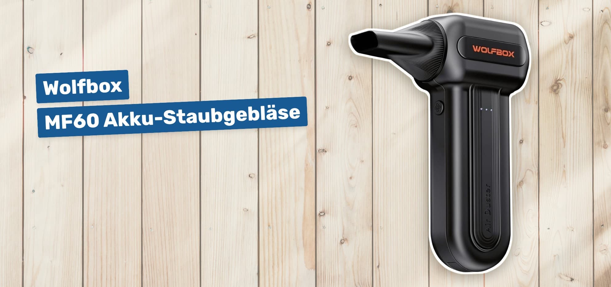 Wolfbox MF60 Akku-Staubgebläse