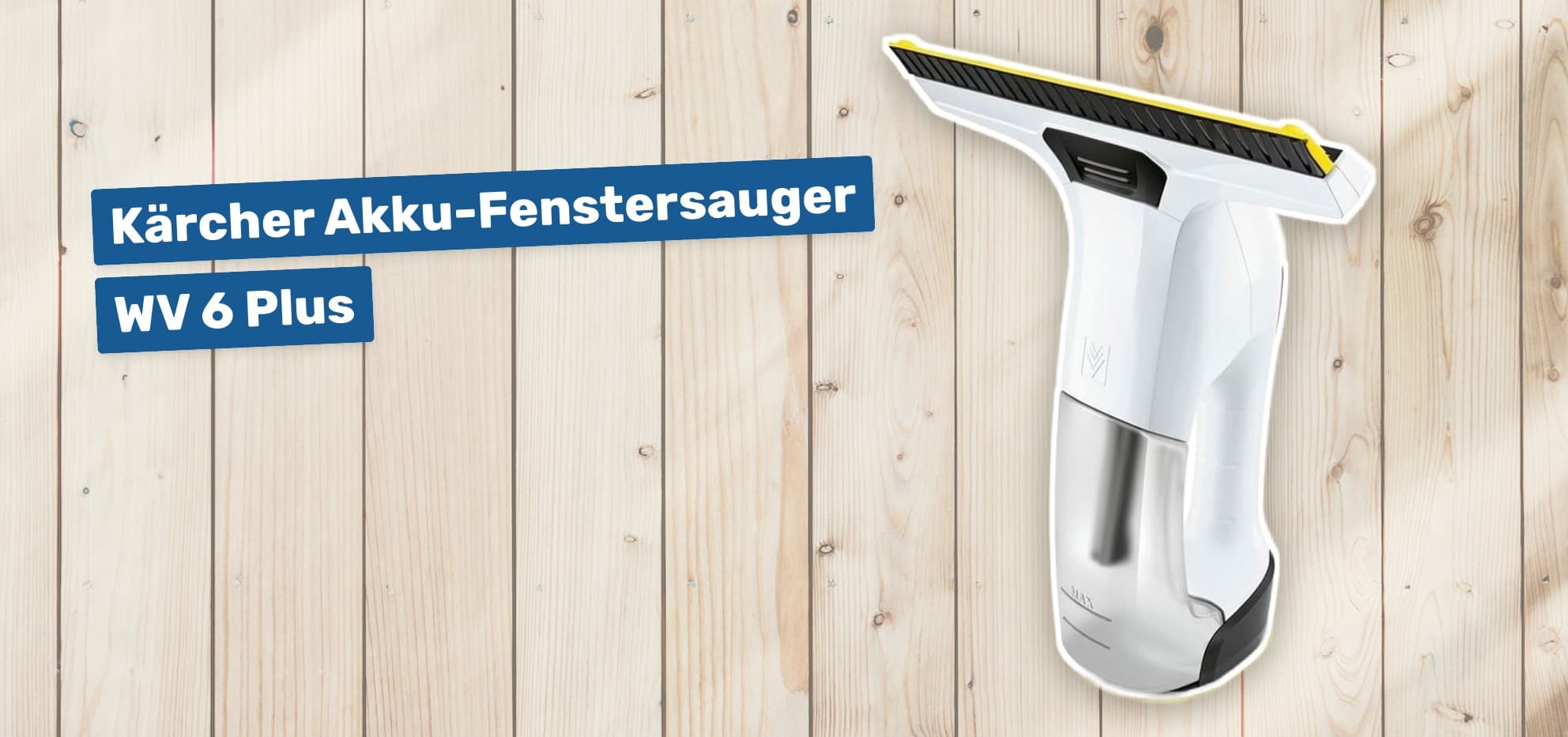 Kärcher Akku-Fenstersauger WV 6 Plus