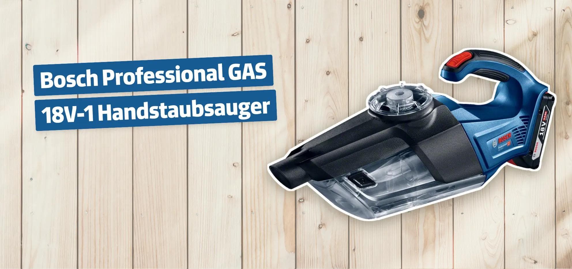 Bosch Professional GAS 18V-1 Handstaubsauger