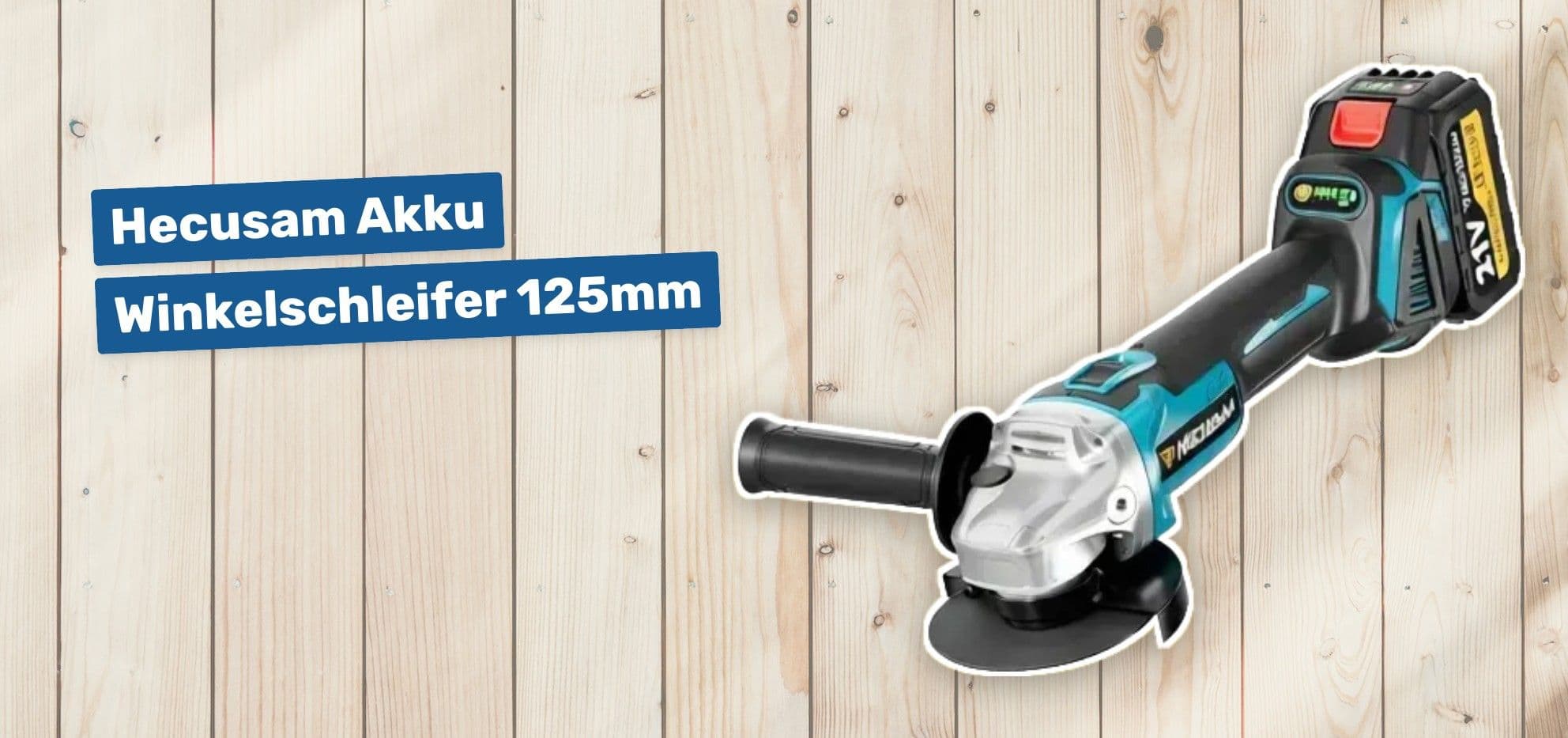 Hecusam Akku Winkelschleifer 125mm