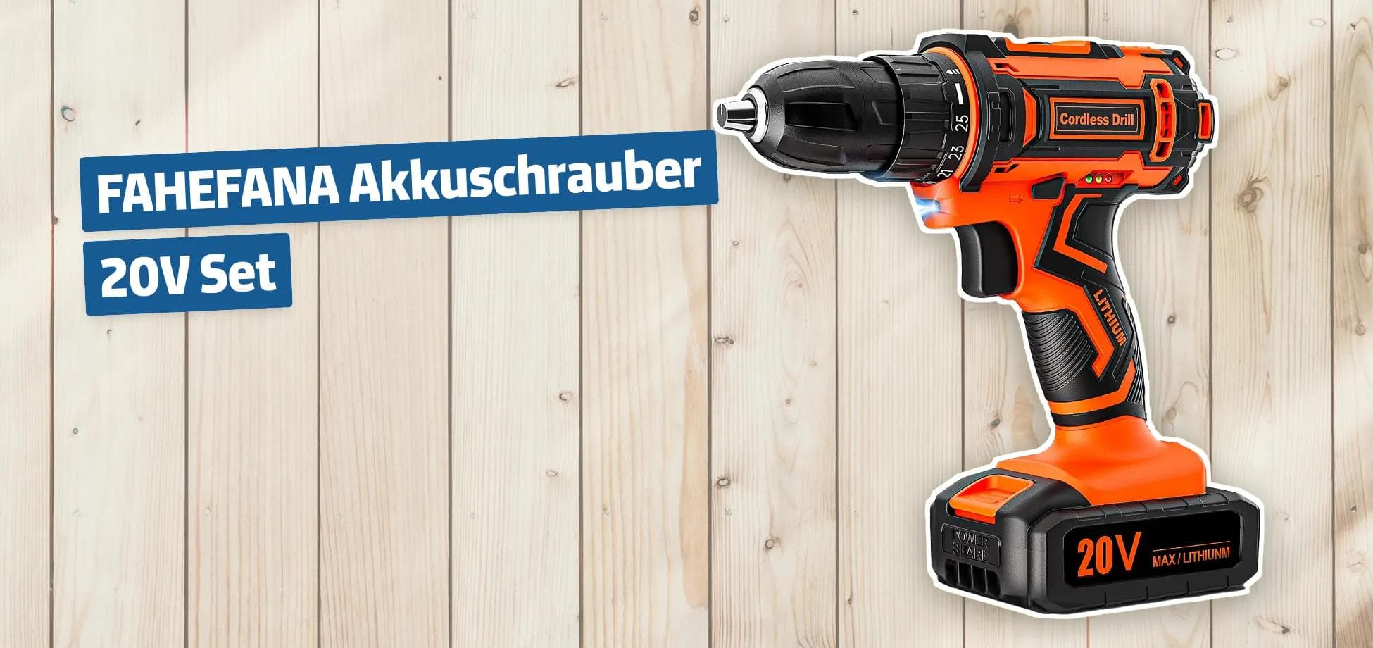 FAHEFANA Akkuschrauber 20V Set