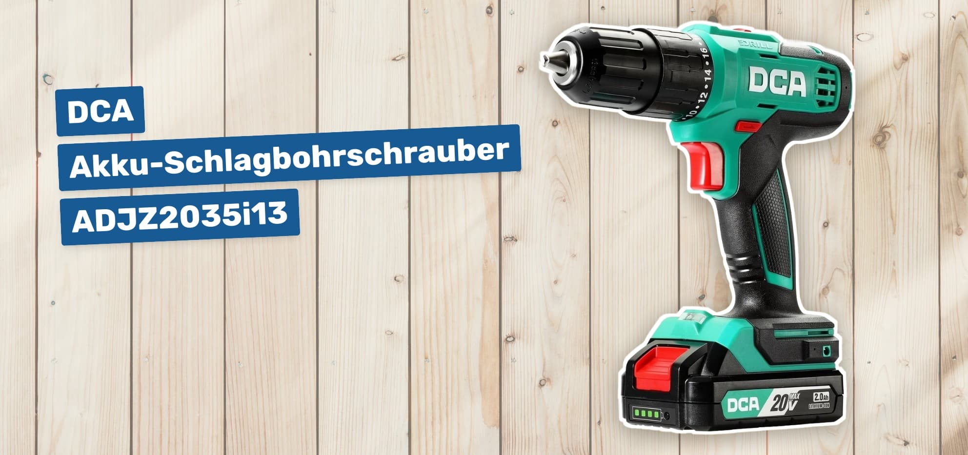 DCA Akku-Schlagbohrschrauber ADJZ2035i13