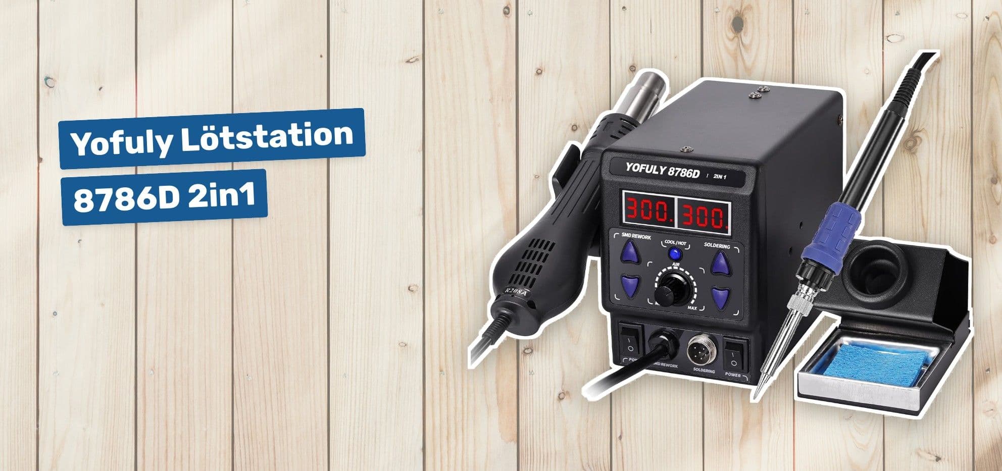 Yofuly Lötstation 8786D 2in1