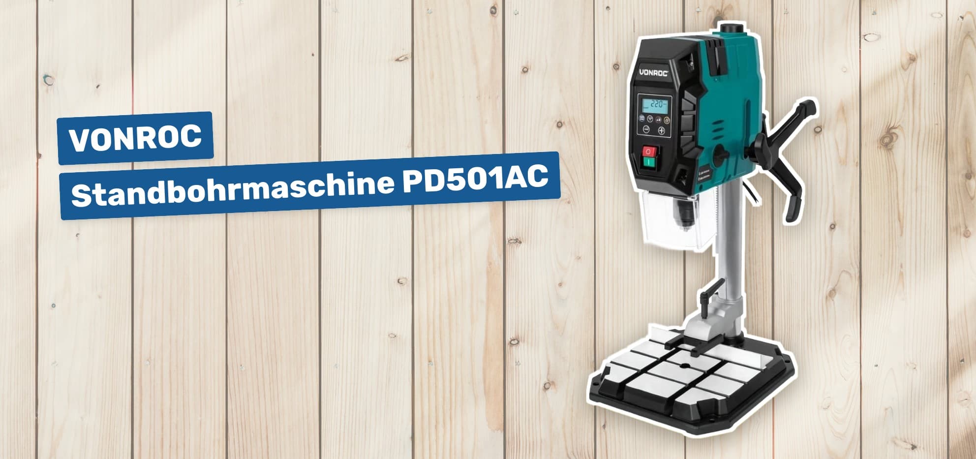 VONROC Standbohrmaschine PD501AC