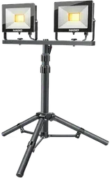 Masko LED Baustrahler 2x50W mit Stativ